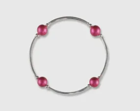 Accessories- Sterling Silver Mulberry Beaded Blessing Bracelet