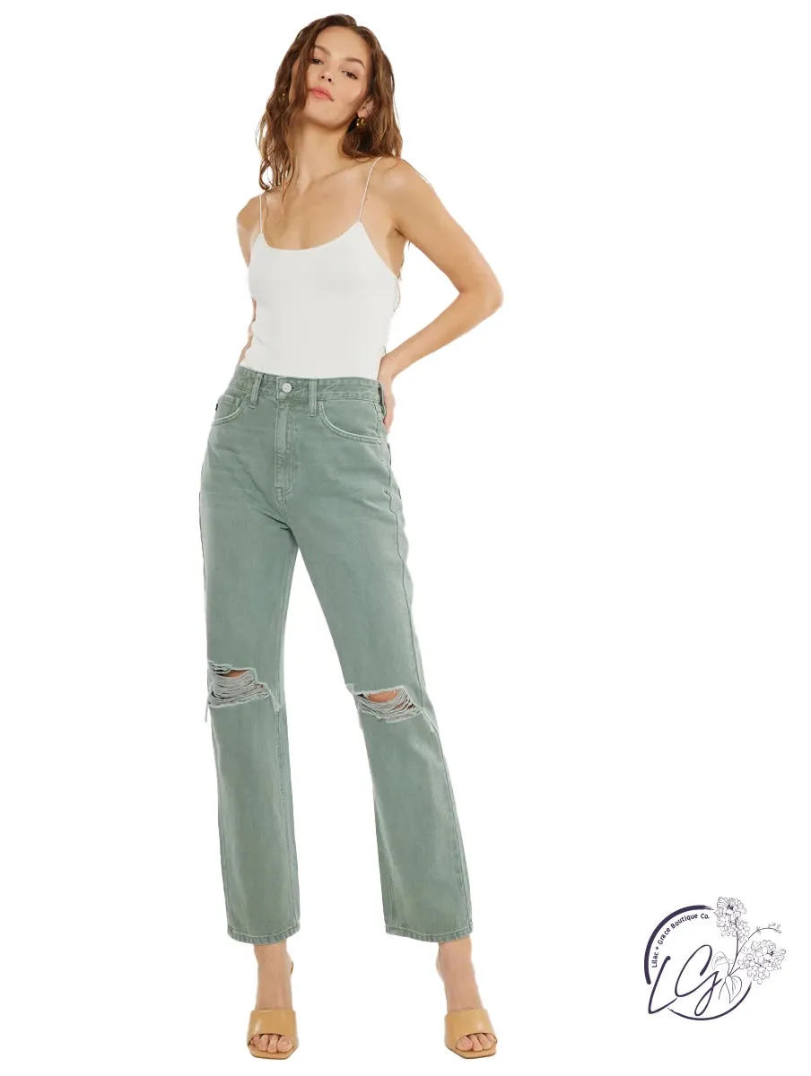 Anastasia Ultra High Rise 90's Straight jean By Kancan