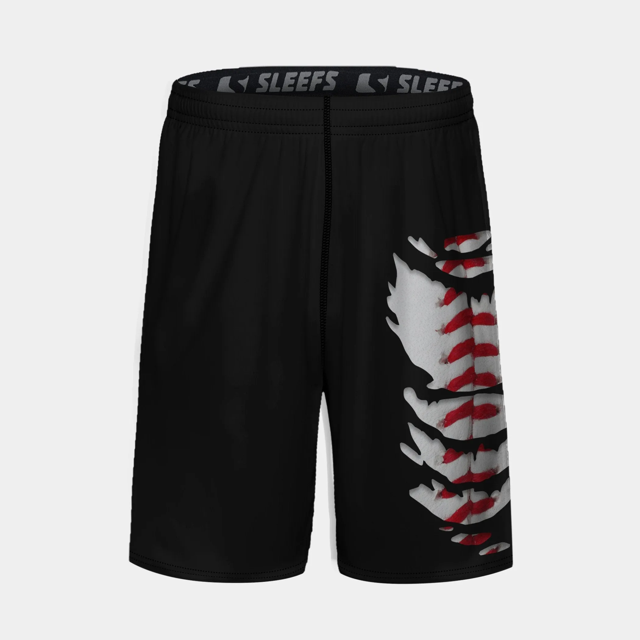 Baseball Ripped Kids Shorts