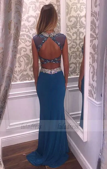 Beading Prom Dress,2 Pieces Prom Gowns,Elegant Evening Dress,BD99385