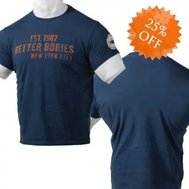 Better Bodies Graphic Logo Tee - Navy