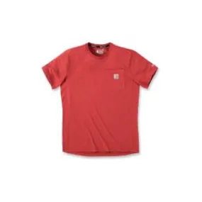 Carhartt&#x20;Work&#x20;T-shirt&#x20;Force&#x20;Fast&#x20;Dry&#x20;104616&#x20;-&#x20;Red&#x20;R84