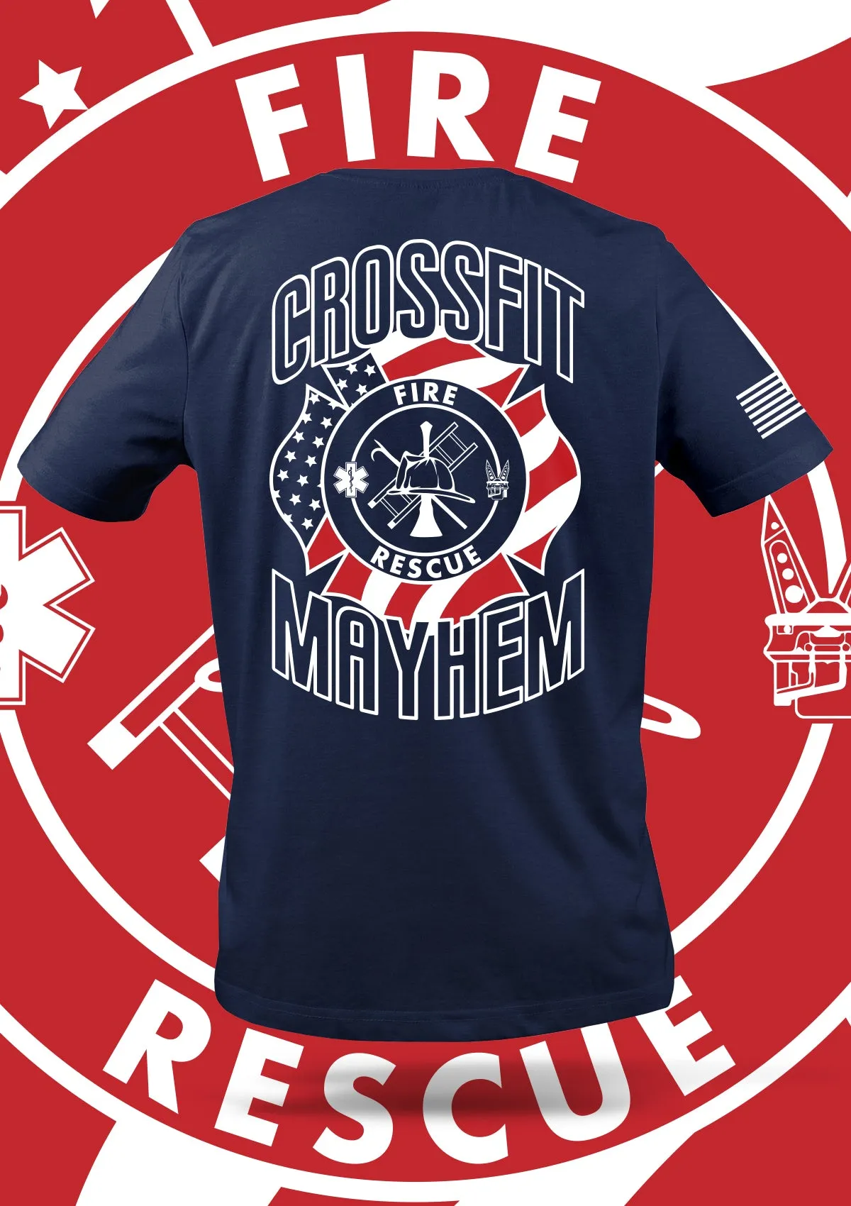 CrossFit Mayhem Firefighter T-Shirt