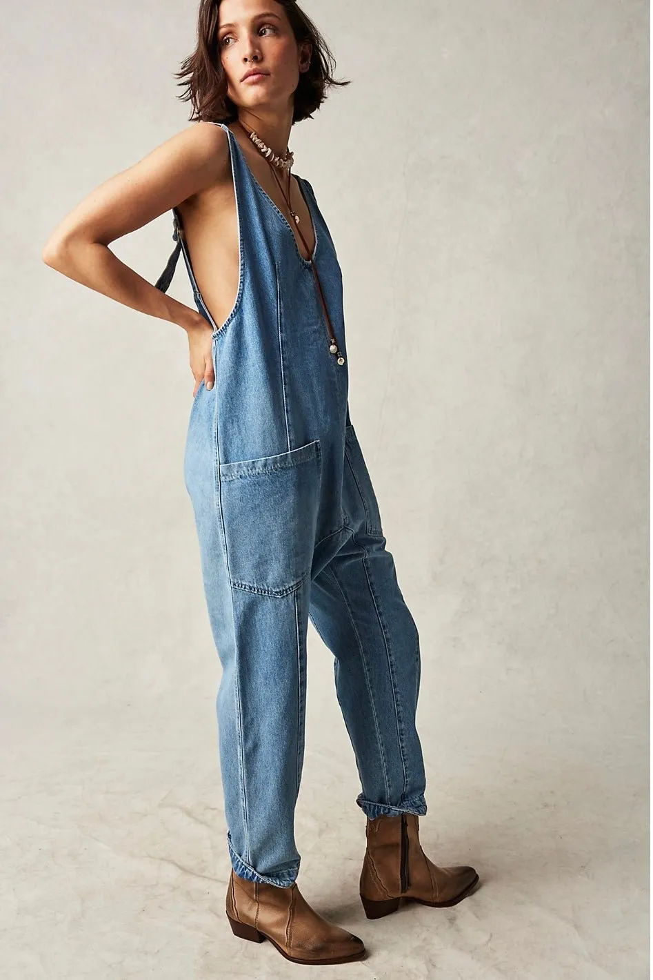 DENIM JUMPSUIT OLIVIA