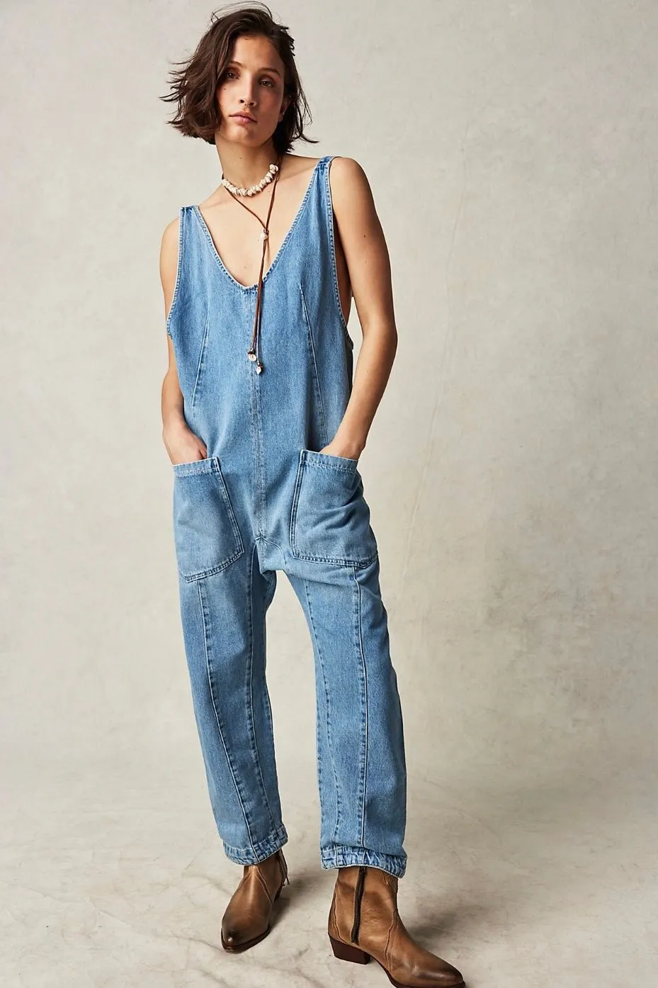 DENIM JUMPSUIT OLIVIA