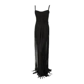 ELIZABETH MASON COUTURE Black "No Strings Attached" Gown