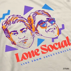 Lone Social Retro Custom T-Shirt Design