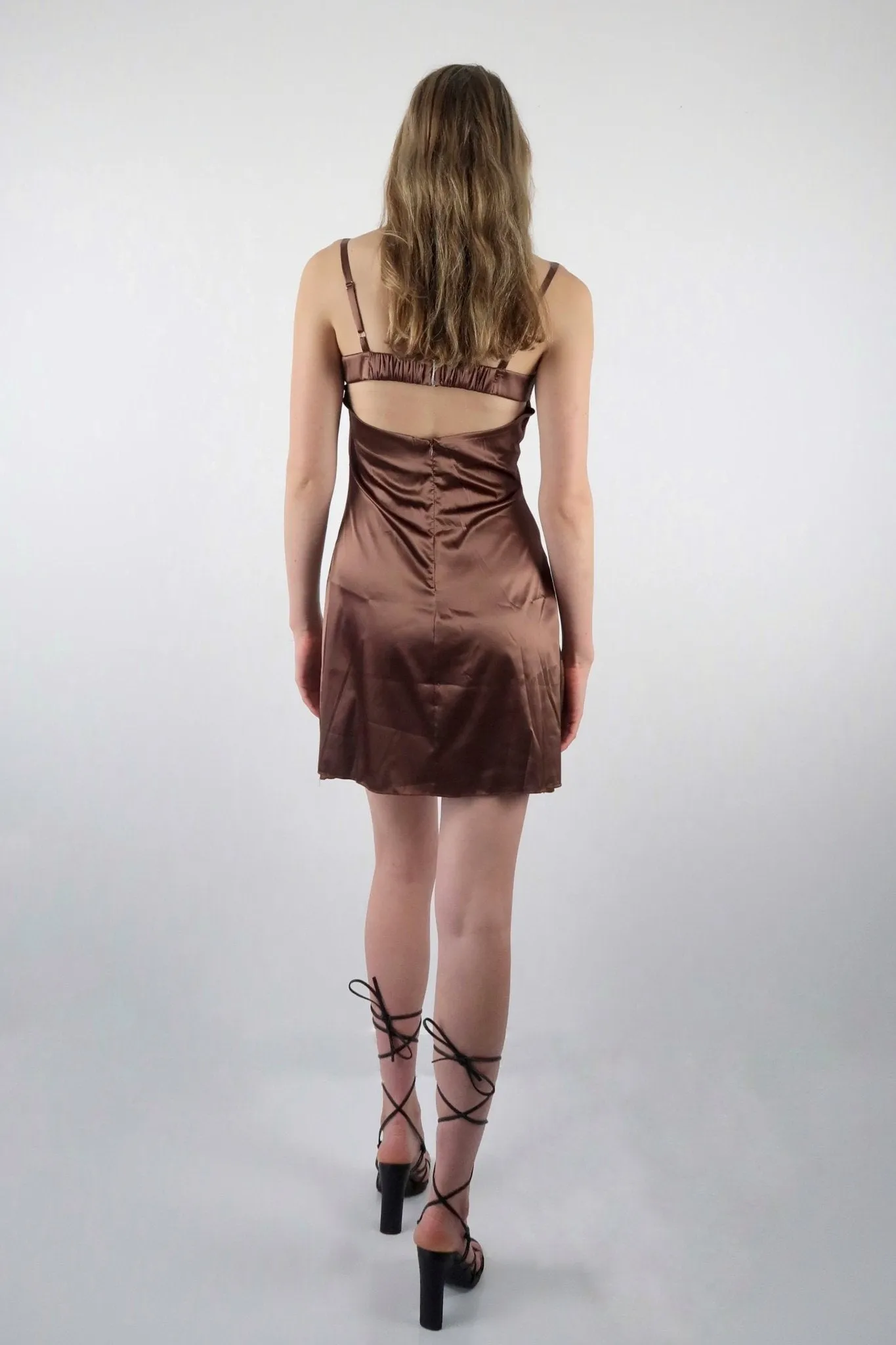 Love triangle mini dress