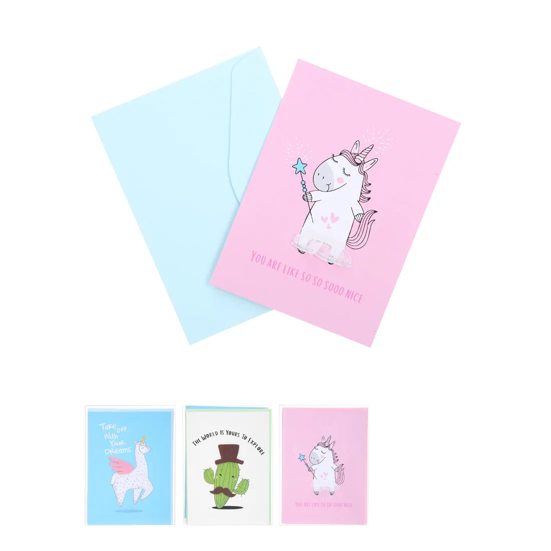 MINISO Trendy Greeting Card (2 Pack)