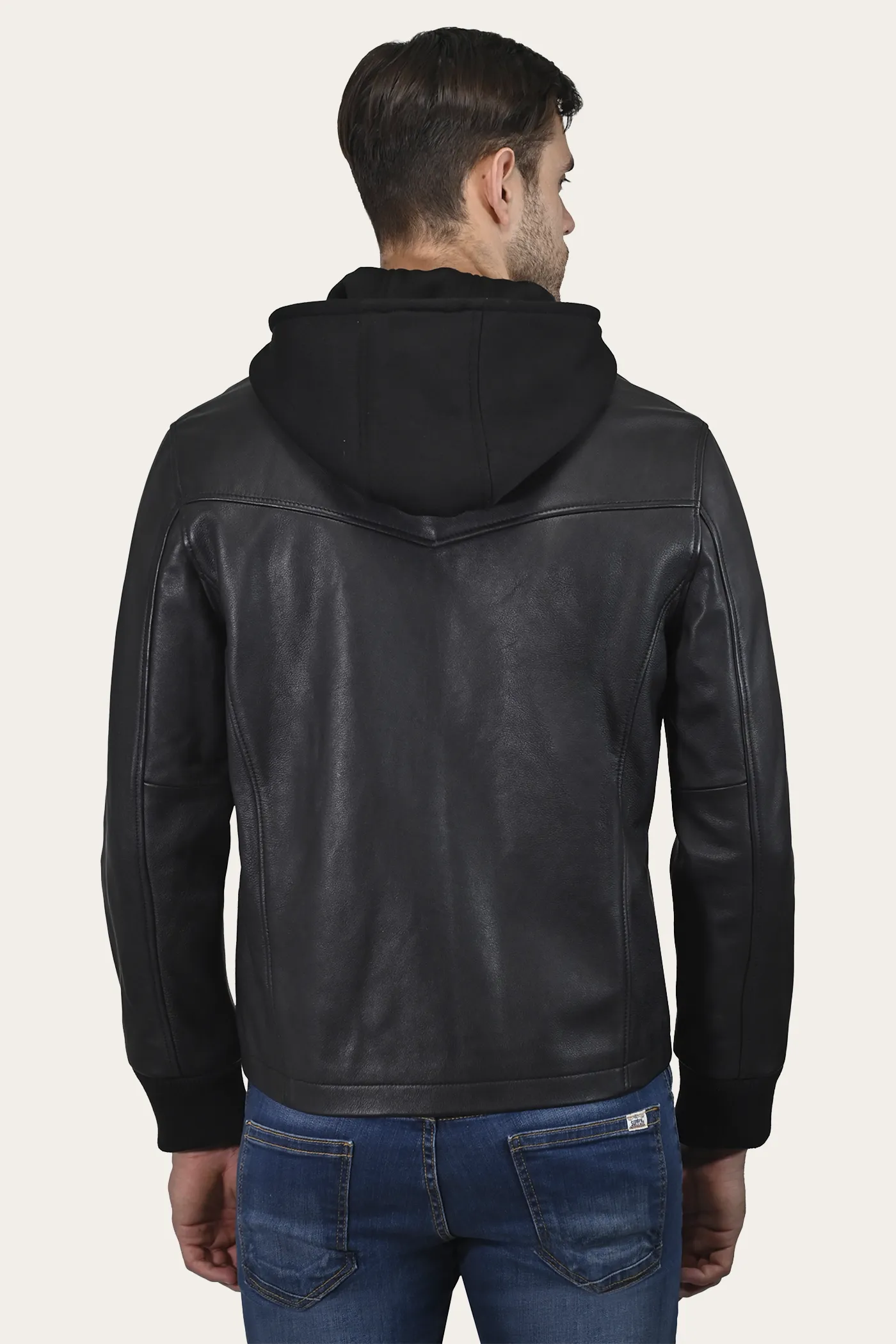 Modern Racer Jacket With Hood