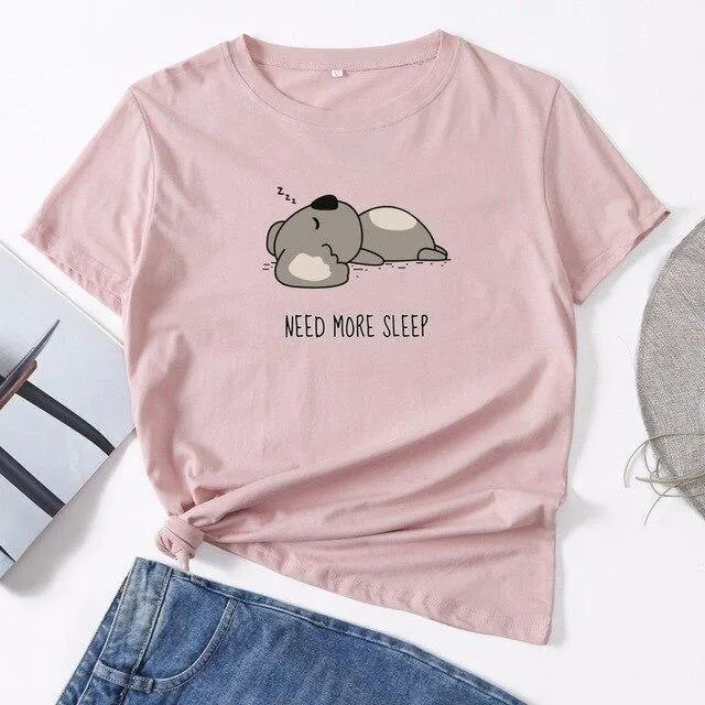 Need More Sleep Koala T-Shirt