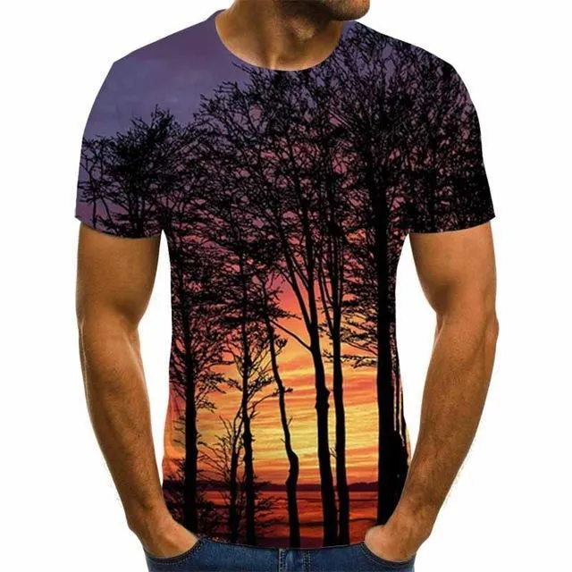 Series Printed 3D T-shirt