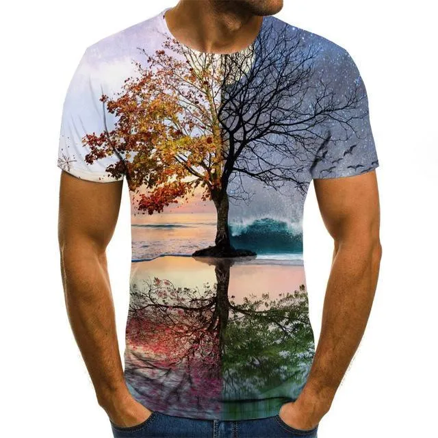 Series Printed 3D T-shirt