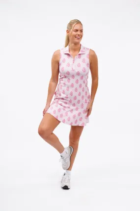 The Gracie Dress - Pinkberry Block